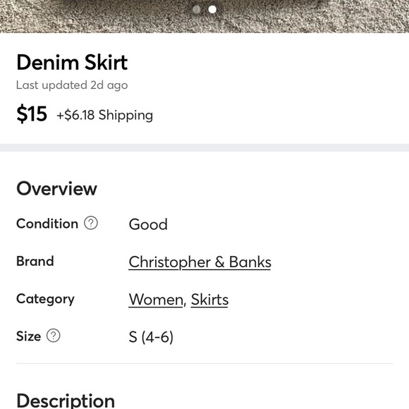 denim midi skirts - Picture 3 of 15